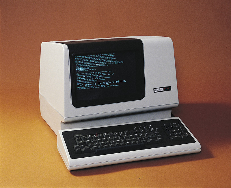 VT100 terminal.